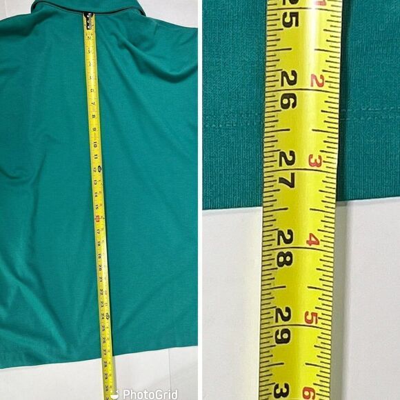 Soft Surroundings Tunic Women’s Size Small Petite Teal V-neck Collared Stitching - Picture 6 of 10